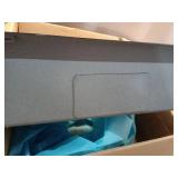 HEX 25 in. Drop-In Single Bowl Gunmetal Black Stainless Steel Kitchen Sink (Missing Accessories)- Retail: $220