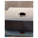 HEX 25 in. Drop-In Single Bowl Gunmetal Black Stainless Steel Kitchen Sink (Missing Accessories)- Retail: $220