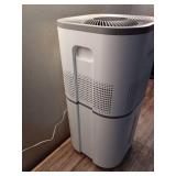 6 Gal. Evaporative Humidifier for Whole House in White (Damaged Cable) - Retail: $149