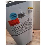 6 Gal. Evaporative Humidifier for Whole House in White (Damaged Cable) - Retail: $149