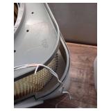 6 Gal. Evaporative Humidifier for Whole House in White (Damaged Cable) - Retail: $149
