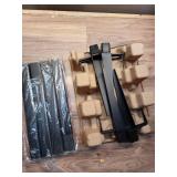 Braxton 20 Lumen Black LED Weather Resistant Outdoor Solar Path Light with Glass Lens (4-Pack)