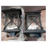Braxton 20 Lumen Black LED Weather Resistant Outdoor Solar Path Light with Glass Lens (4-Pack)
