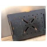 33 in. H Plastic Folding Portable Sawhorse Workbench (Damaged)