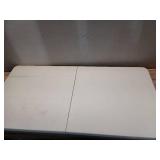 4 ft. One Hand Adjustable Height Fold-in-Half Resin Table; Almond