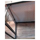 4 ft. One Hand Adjustable Height Fold-in-Half Resin Table; Almond