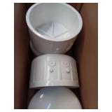 Pack of 3 ,5 in. Schedule 40 PVC Slip Cap 5 unit - Retail: $240
