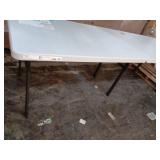 HDX 8ft Folding Table - Retail: $80