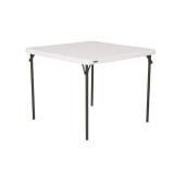 Lifetime 37-Inch Square Table (Commercial), 80783 - Retail: $100
