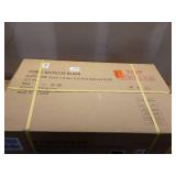 Juiien Traditional Farmhouse Solid Wood 2-Drawers Storage Nightstand with Charging Station and Adjustable Legs-Black - Retail: $204