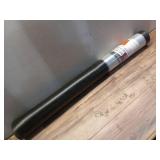 Black 48 in. x 96 in. Vinyl Garage Mat  - Retail: $55