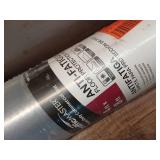 Black 48 in. x 96 in. Vinyl Garage Mat  - Retail: $55