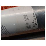 Black 48 in. x 96 in. Vinyl Garage Mat  - Retail: $55