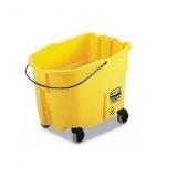 Rubbermaid 35 qt. WaveBrake 2.0 Mop Bucket, Yellow, Plastic, Floor Finishing - Retail: $100