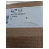 Sinclair 24 in. W x 84 in. H x 1.5 in. D Refrigerator End Panel Kit With Panel Height Extenders in Shaker Light Oak - Retail: $139