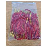 YOUFANGE 36 Pcs Velvet Bows for Christmas Tree -5 X 7 Inch Vintage Ribbon Bows Ornaments for Tree Garland Wreath, Gift Wrapping, Xmas Decorations, Red