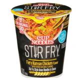 Best if Used by 01/24/26 (6 pack) Nissin Foods Cup Noodles Stir Fry Ramen Noodles  Fiery Korean Chicken Flavor  2.36 oz Cup  Shelf-Stable