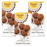 Best if Used by 1/19/2026 Simple Mills Almond Flour Double Chocolate Chip Cookies, Gluten Free and Delicious Crunchy Cookies, Organic Coconut Oil, Good for Snacks (Packaging May Vary), 5.5 Ounce (Pack
