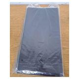 Slergut 6 Pack Plastic Table Cloth, Black Thick Tablecloths Rectangle Table Cover Disposable Waterproof Tablecloth for Halloween Party Favors Supplies Camping Decorations 54 x 108 Inch