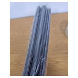 Slergut 6 Pack Plastic Table Cloth, Black Thick Tablecloths Rectangle Table Cover Disposable Waterproof Tablecloth for Halloween Party Favors Supplies Camping Decorations 54 x 108 Inch