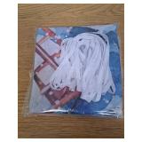 Christmas Door Cover 71 x 35 Inch Hanging Holiday Banner Decor for Front Porch Home Holiday Party Xmas Supplies Decoration (White)