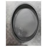 Cathyeen Oval Tray for Coffee Table Decor, 15 Concrete Tray, Table Centerpieces Decorative Trays for Home Decor, Modern Decorative Trays for Coffee Tables, Centerpiece Trays, Black