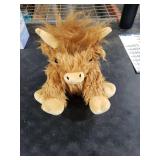 SuzziPals Heatable & Coolable Highland Cow Stuffed Animals Plushie, Microwavable Heating Pad for Soothing & Relaxation, Lavender Scented Cattle Plush Toys for Stress Relief, Stuffed Cow Gifts