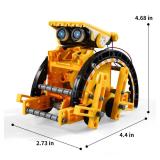 Lucky Doug 12-in-1 STEM Solar Robot Kit Toys Gifts for 8 9 10 11 12 13 Year Old Kids Boys Girls, Robot Building Education Science STEM Project Toys Kit Gifts for Kids Boys, Solar Powered by The Sun