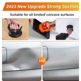 Tiantanghu Dent Puller,3 Pack Car Dent Puller Car Dent Removal Kit Suction Cup Dent Puller Dent Remover Tool and Dent Repair Kit Handle Lifter for Cars Body,Glass,Screen,Objects Moving (Black+Orange)