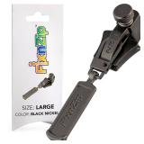 FixNZip Large Black Nickel Zipper Repair Kit | Universal No-Sew Slider Replacement for Heavy Jackets, Wetsuits, Boat Covers, and Luggage | Instant and Reusable Zipper Repair Tool | Sizes 8-10