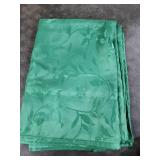 joybest Christmas Tablecloth Rectangle 60 x 84 Inch, Elegance Christmas Jacquard Table Cloth Polyester Fabric Tablecloths for Christmas Decoration, Holiday Dinner & Family Gathering, Green