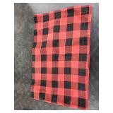 Senneny Buffalo Check Table Runner Cotton Red and Black Plaid Classic Stylish Design for Family Dinner Christmas Holiday Birthday Party Table Home Decoration (Red and Black, 14 x 72 Inch)