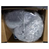 Cervical Neck Pillows for Pain Relief Sleeping, Memory Foam Neck Bolster Pillow for Stiff Pain Relief, Neck Support Pillow Neck Roll Pillow for Bed Pillow (Light Grey)