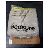 Bedsure 100% Cotton Muslin Blankets for Adults Large Throw 50x70 Inches - 4-Layer Breathable and Lightweight, Soft Boho Gauze Muslin Cotton Blanket for Couch Decor Travel Summer, Linen Beige