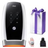 RIKE Hand Massager, 6 Modes 6 Intensities Hand Massager with Heat and Compression Arthritis and Carpal Tunnel, Christmas Gifts for Women,White Elephant Gifts for Adults (White)