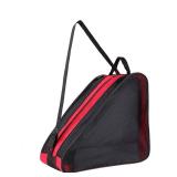 MXiiXM Roller Skate Bag, Breathable Ice Skate Bags with Adjustable Shoulder Strap, Oxford Cloth Skating Shoes Storage Bag for Women Men Kid and Adults Roller Skate Accessories (Red)