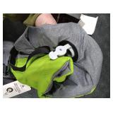 Hikenture Camping Pillow with Removable Cover - Ultralight Inflatable Pillow for Neck Lumber Support - Upgrade Backpacking Pillow - Washable Travel Air Pillows for Camping, Hiking, Backpacking (Green)