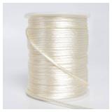 2 mm x 330 Feet Satin Nylon Cord, Silky Smooth Nylon String for Jewelry Making Bracelet Necklaces Beading Thread Rattail Macrame Kumihimo Chinese Knot Craft