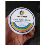 2 mm x 330 Feet Satin Nylon Cord, Silky Smooth Nylon String for Jewelry Making Bracelet Necklaces Beading Thread Rattail Macrame Kumihimo Chinese Knot Craft