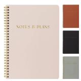 Beautiful Daily Planner And Notebook With Hourly Schedule - Aesthetic Spiral To do List Notepad to Easily Organize Your Tasks And Appointments - Stylish Book And School Or Office Supplies For Women