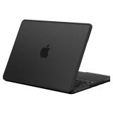 BlueSwan Anti-Cracking Hard Shell Case Compatible with MacBook Pro 14-inch M5 2026 2025-2021 Release M4 M3 M2 M1 Pro/Max Chip, Anti-Fingerprint Soft TPU Bumper, Frosted Black