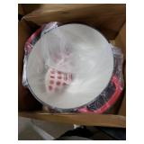 Umite Chef 6QT Enameled Cast Iron Dutch Oven with Lid, Versatile Heavy-Duty Cookware Pot for Baking Bread, Braising, Soups & Stews, Oven & Stovetop Safe with Heat Resistant Gloves Red