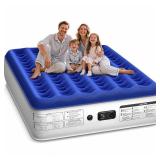 Xsleep Queen Air Mattress with Built in Pump Luxurious Comfort Raised Inflatable Mattress Queen Airbed Blow Up Mattress for Home and Guests Air Bed 2 Mins Fast Inflate/Deflate 660 lbs Max