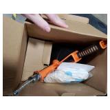 Drain Auger, Clog Remover with Drill Adapter, 25 Feet Flexible Plumbing Snake Use Manually or Powered for Kitchen, Bathroom and Shower Sink, Comes with Gloves (orange)