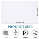 Moukeren 72 Pack White Salon Hand Towels Microfiber Absorbent Resistant 16 x 27 Hair Hand Towels Bulk Quick Dry for Salon Facial Beauty Care Gym Spa Hotel