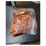 StangH Burnt Orange Velvet Curtains 96 inches Long, Fall Curtains Terracotta Living Room Light Blocking Privacy Window Drapes for Patio Sliding Door/Dining Room, W52 x L96, 2 Panels