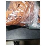 StangH Burnt Orange Velvet Curtains 96 inches Long, Fall Curtains Terracotta Living Room Light Blocking Privacy Window Drapes for Patio Sliding Door/Dining Room, W52 x L96, 2 Panels