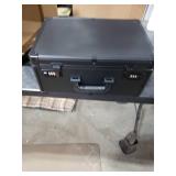 Yueieoun Barber Case 6 Clippers Sliding Tray, Profesional Barbers Briefcase Tool Case, Barber Cases for Clippers and Supplies, Hair Scissors Trimmer Organizer, Salon Hair Grooming Hard Travel Suitcase