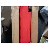 SPORT BEATS Stadium Seats with Back Support Bleacher Chairs with Back and Cushion Thick Padded Bleacher Seats Includes Shoulder Strap Red 1pc Regular - 17 W x 12 D x 16.5 H