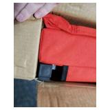 SPORT BEATS Stadium Seats with Back Support Bleacher Chairs with Back and Cushion Thick Padded Bleacher Seats Includes Shoulder Strap Red 1pc Regular - 17 W x 12 D x 16.5 H